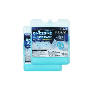 DOSHISHA 日本-5°C寒冷長效保冰冰磚&保冷劑2入組-500g-日本製
