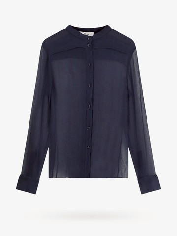 Silk shirt with transparent effect - CHLOE' - gender_Woman