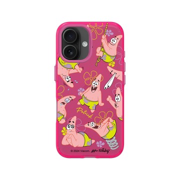 iPhone 16 Clear 粉漾桃 - 海綿寶寶 SpongeBob - 派大星百變表情