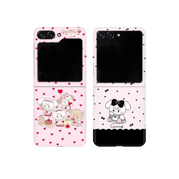 黑蝴蝶結適用三星zflip7fe手機殼zflip6折疊屏flip5全包W25心系天下保護套超薄大視窗小眾女款高級感可愛防摔