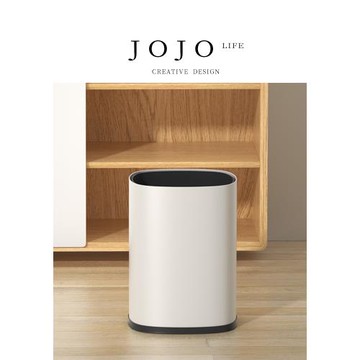 JOJO'S L. PD |無蓋垃圾桶輕奢家用廚房臥室衛生間大容量不銹鋼