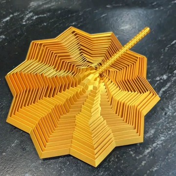 ⭐免運🌈臺灣有貨⭐3D打印視錯覺摺疊益智多邊形蘿蔔塔解壓螺旋立體設計疊加【可開票】