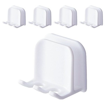 i life 浴室牙刷架 附無痕貼 保持牙刷衛生  白色  5個