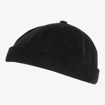 【New Balance】Hat 休閒帽 男女款 中性 水兵帽 燈芯絨 黑色_LAH33016BK-F