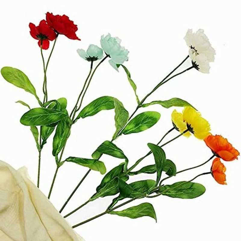 Leaya 造花 ポピー 5枚入り 多色 枯れない花 生け花 ウェディング ブーケ 人工観葉植物 お祝い 飾り 花束 インテリア デコレーシ 通販 Lineポイント最大0 5 Get Lineショッピング