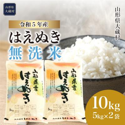 ふるさと納税 大蔵村 令和5年産 はえぬき  10kg　山形県大蔵村