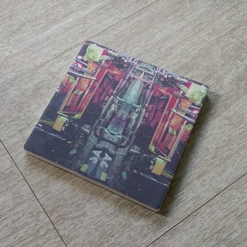 【VR基地吸水陶瓷杯墊】 療癒 送禮物 生日 情侶 聖誕