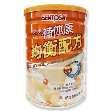 SENTOSA 補體康均衡配方865g/罐*6罐組