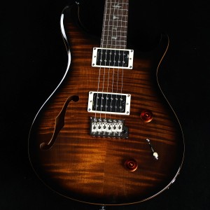 PRS ポールリードスミス(Paul Reed Smith) SE Custom22 Semi Hollow Black Gold Burst エレキギター SEカスタム22 セミホロウ【未展示品