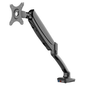 Loctek 樂歌 人體工學 全維度電腦樂歌架 橫豎螢幕 氣彈簧升降 三軸旋轉  黑色  1個