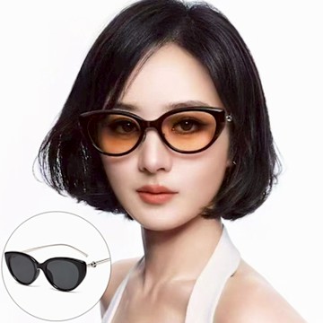 seoul show首爾秀 貓眼金屬腿高級感ins太陽眼鏡UV400墨鏡 522