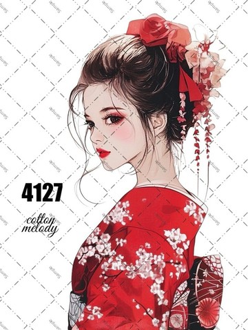 original sticker no.4127 人物貼紙 原創貼紙 原創人物貼紙 裝飾貼紙 cotton melody