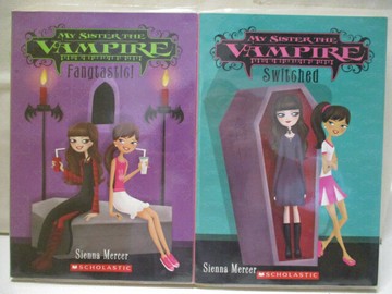 【書寶二手書T6／兒童文學_S69】Fangtastic!_Switched_共2本合售_Sienna Mercer