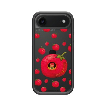 iPhone Air Mod NX -邊框背蓋組合 (相機按鈕) 黑 - 幾米 Jimmy Liao - 世界別為我擔心-草莓