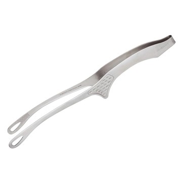 SALUS 佐藤金屬 燒烤夾 260mm  可立式  1支  可立式 銀色