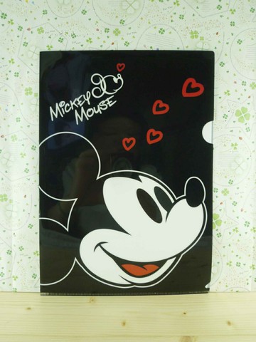 【震撼精品百貨】Micky Mouse 米奇/米妮  L夾-黑米奇 震撼日式精品百貨