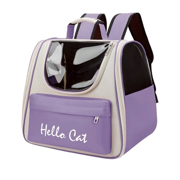 毛皇上 寵物外出背包 5021  37 x 25 x 34cm  1個  紫色