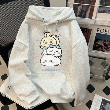 超萌~吉伊卡哇 帽t 衛衣 帽踢 oversize 可愛帽t 重磅帽t 加絨帽t 冬天帽t 長袖帽t 連帽上衣 長袖衛衣