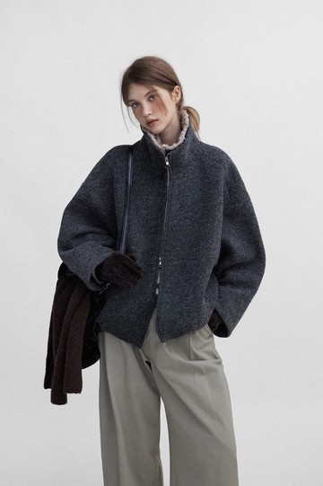 哥德堡 / 蝙蝠袖夾克大衣外套 / 羊毛