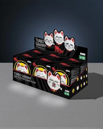 膽大黨 高速婆婆表情包毛絨匙扣 (一套6款)