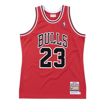 M&N Authentic球員版復古球衣 公牛隊 87-88 #23 Michael Jordan
