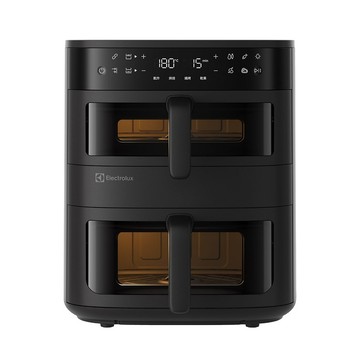 【Electrolux 伊萊克斯】透視雙享鍋-雙層氣炸鍋 (E8AF1-810B) 氣炸烤箱