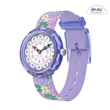 FlikFlak 兒童手錶 FLOWER FIELDS 兒童禮物/安全防水/瑞士製造 FBNP240 (31.85mm)
