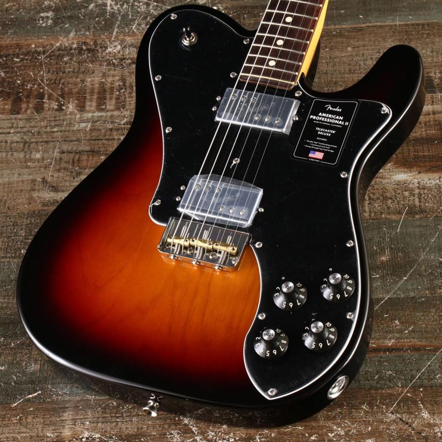 Fender   American Professional II Telecaster Deluxe Rosewood Fingerboard 3-Color Sunburst(傷ありB級アウトレット品) (S N US23024623)