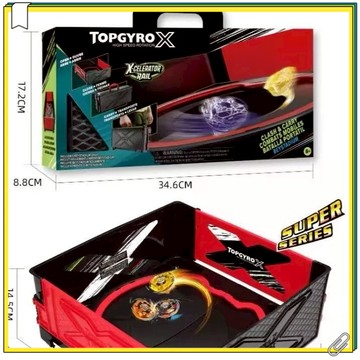 BEYBLADE X 霸旋爆旋陀螺 BX 系列專用競技盤 爆裂戰鬥陀螺對戰場地 戰鬥陀螺盤 加速陀螺盤 摺疊陀螺盤
