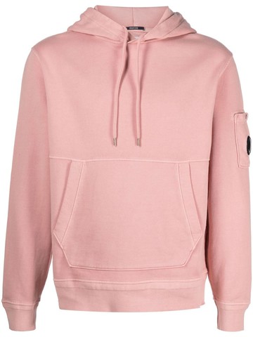 C.P. Company - Lens-detail hoodie - men - Cotton - M - Pink