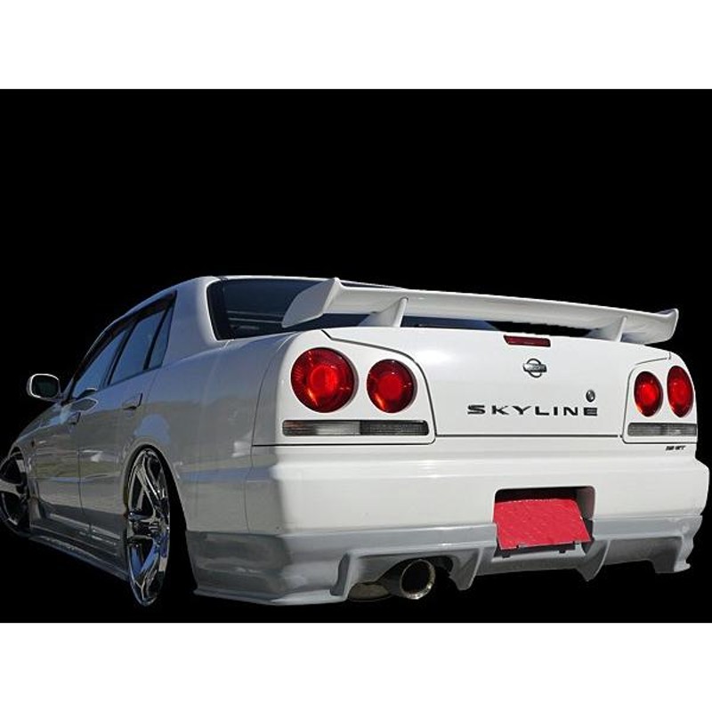 スカイライン ER34 リアハーフ 全年式 FRP 未塗装 社外品 SKYLINE エアロ