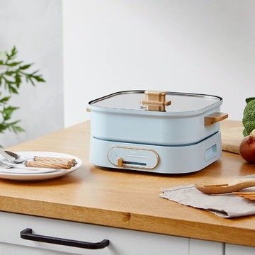 ikiiki伊崎 2in1方型煮藝鍋