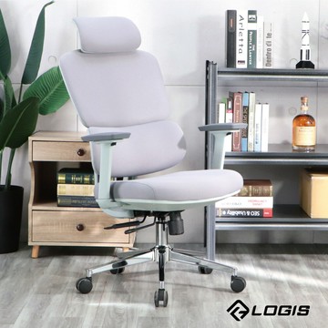 LOGIS邏爵家具－靜霧之逸舒眠工學椅 電腦椅 辦公椅【665A-G】