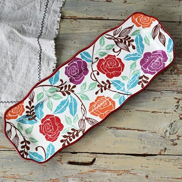 餐具陶瓷盤子家用長方形平盤創意擺盤日式壽司餃子盤日料牛排餐具