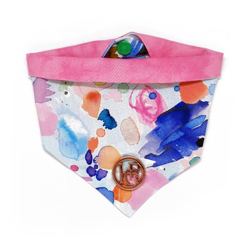 【美好毛日】澳洲Happy Go Puppy 寵物領巾-彩虹旋風