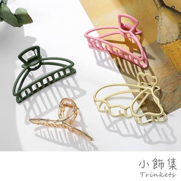 【小飾集】典雅造型復古金色鯊魚爪夾 髮夾 抓夾 (4款任選)