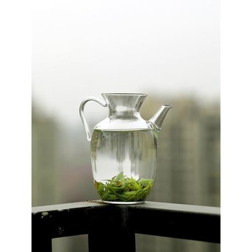 仿宋泡茶公道杯玻璃茶漏一體綠茶專用執壺茶具分茶器公杯茶濾茶壺
