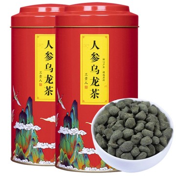 ✨新款熱銷✨【茶品名】烏龍茶 人參茶  茶 500克/罐 葉新茶特級人參烏龍茶海南蘭貴人茶葉臺灣凍頂高山茶甘甜正品濃香型
