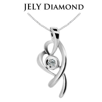 JELY 幻采流星 約3分天然真鑽項鍊