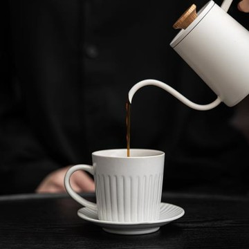 復古陶瓷咖啡杯茶杯家用情侶對杯下午茶杯碟套裝中式手沖咖啡杯子