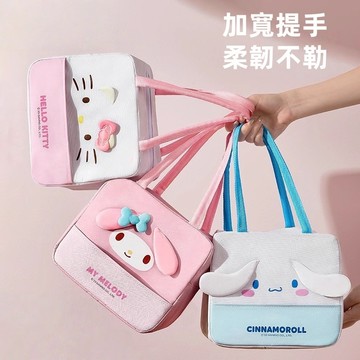 餐袋 三麗鷗家族系列 美樂蒂 大耳狗 保溫便當袋 便攜手提保溫袋 加厚便當保溫包 手提便當包
