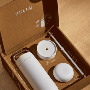 FELLOW Carter Kit 卡特保溫杯禮盒組V2版(一杯三蓋) 474ml - 磨砂黑