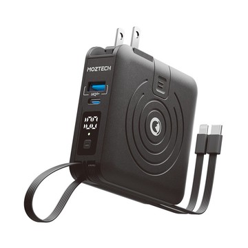 MOZTECH | 萬能充Pro多功能五合一行動電源-(有標示wh)
