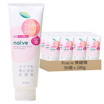 Kracie 葵緹亞 娜艾普植物雙效洗面乳 桃葉  180g  36個