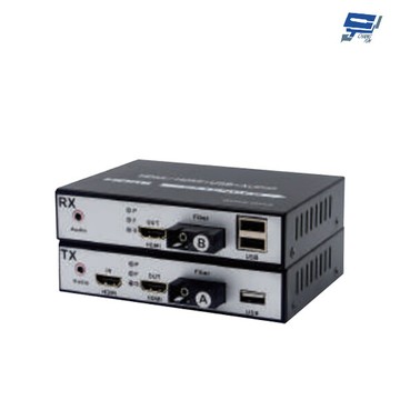 昌運監視器 fs-hd101-usb hdmi+usb控制 光纖傳輸器 最遠可達20km