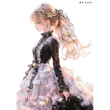 【3 月新款 1】07-117-0073 人物貼紙 輕透感裝飾