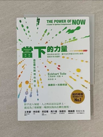 【書寶二手書T1／宗教_SPS】當下的力量：通往靈性開悟的指引（三版）_艾克哈特．托勒, 梁永安