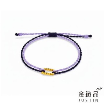 金緻品 黃金蠟繩手鍊 麻花環 0.1錢