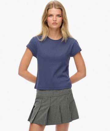 Superdry Women's Athletic Essential T-shirt Navy Size: 12