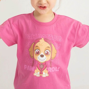 日本 BRANSHES - 限定聯名短袖上衣-卡通人物天天-粉紅